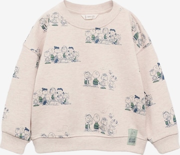 MANGO KIDS Collegepaita 'SNAOP' värissä beige: etupuoli