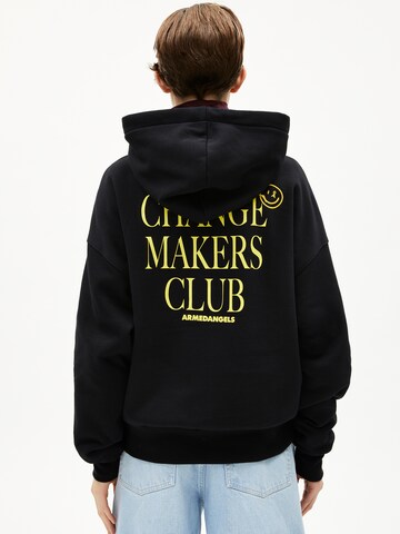 ARMEDANGELS Sweatshirt 'FRANCISARAA' in Black