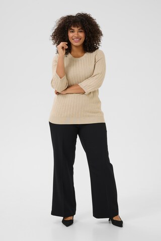 Pull-over 'Lizzy' KAFFE CURVE en beige