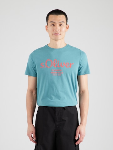 T-Shirt s.Oliver en bleu : devant