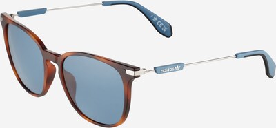 ADIDAS ORIGINALS Lunettes de soleil 'ROUND' en marron / caramel / argent, Vue avec produit