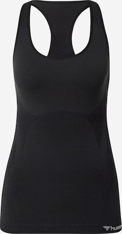 Hummel Top in Schwarz: predná strana