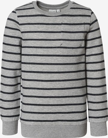 NAME IT Sweatshirt 'Vanno' in Grau: predná strana