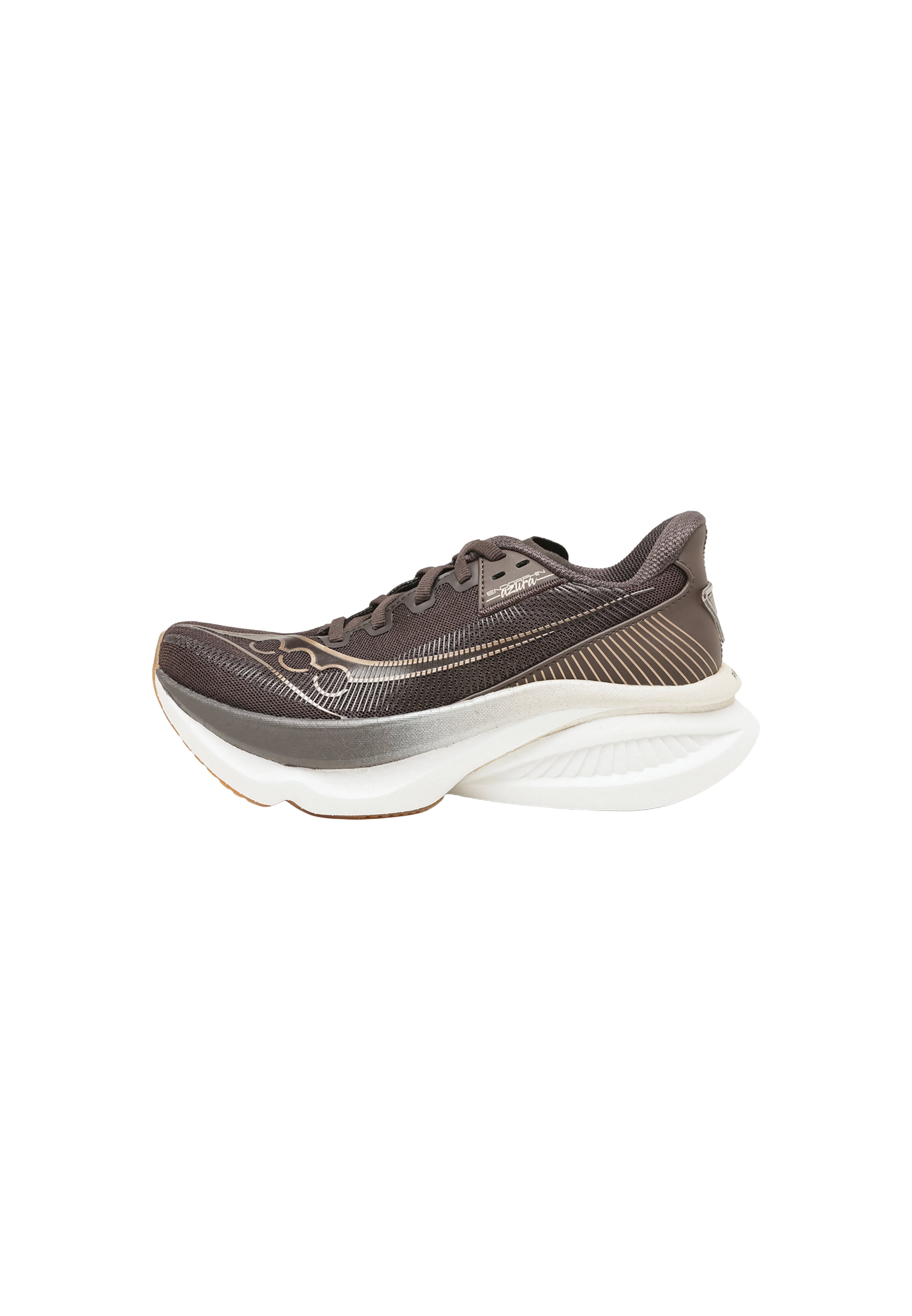 Chaussure de course 'ENDORPHIN AZURA' saucony en marron : devant