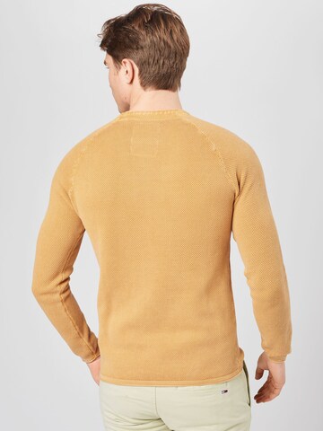 Key Largo Regular fit Sweater 'Thomas' in Yellow