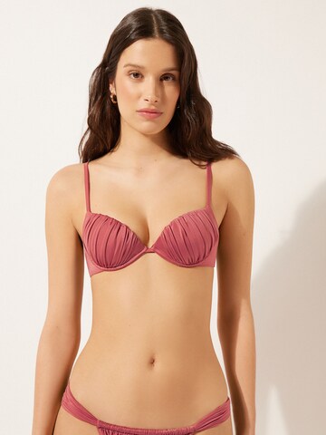 CALZEDONIA Push-up Bikinitop in Orange: Vorderseite