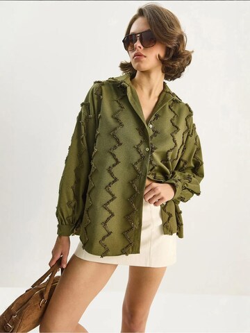 Camicia da donna di Bianco Lucci in verde