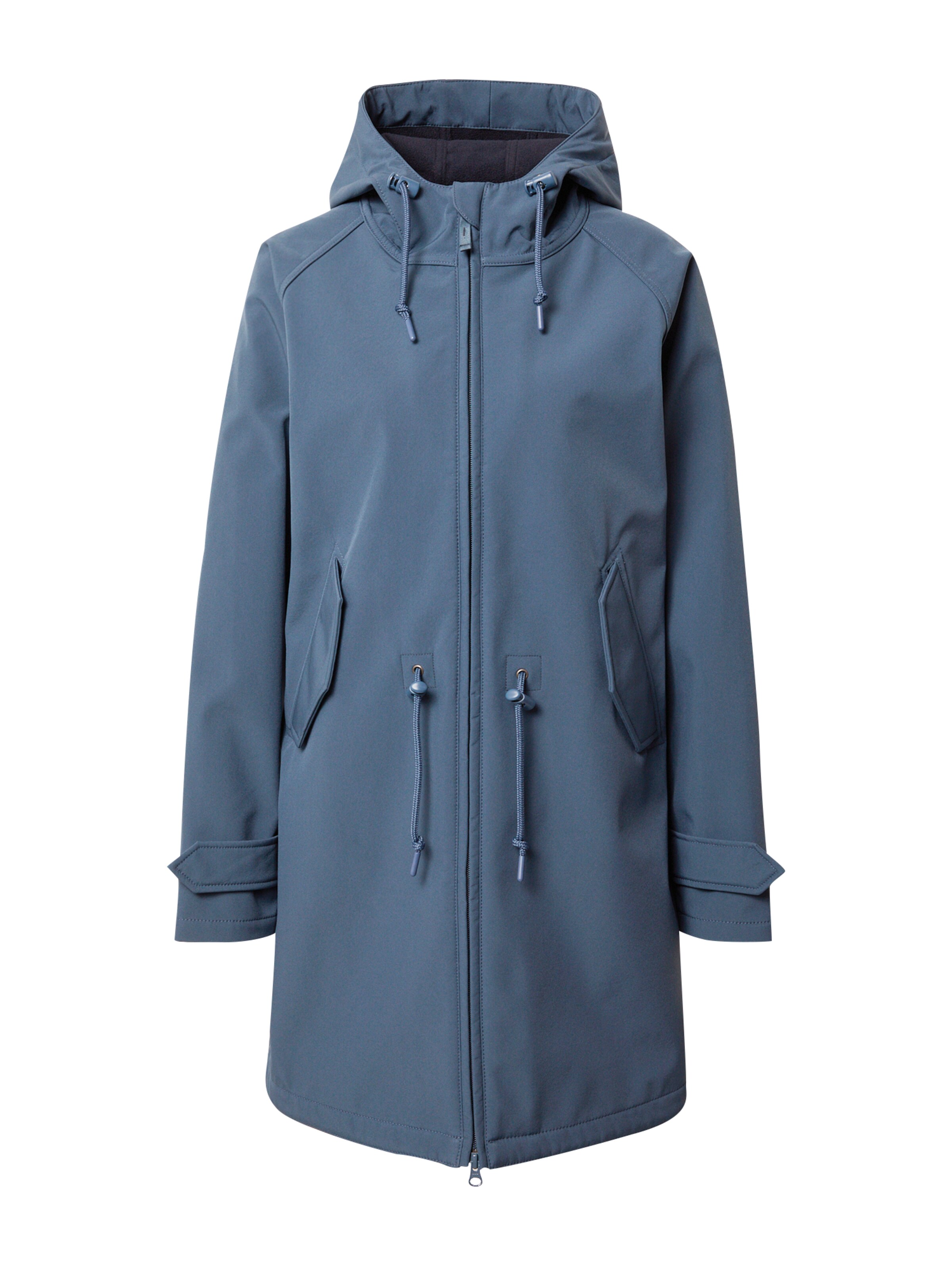 Parka di mezza stagione di Derbe in blu: frontale