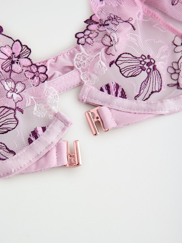 Lipsy - Soutien de tecido Soutien em rosa