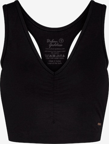 Urban Goddess Yoga & Activewear Sports Bra 'Anjea Yoga & Pilates Sport BH' in Black: front