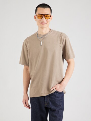 TOPMAN Футболка в Зеленый: спереди