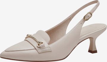 TAMARIS Slingpumps in Beige: predná strana