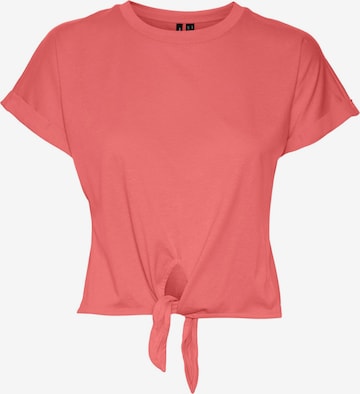 oranžinė VERO MODA Marškinėliai 'PANNA': priekis
