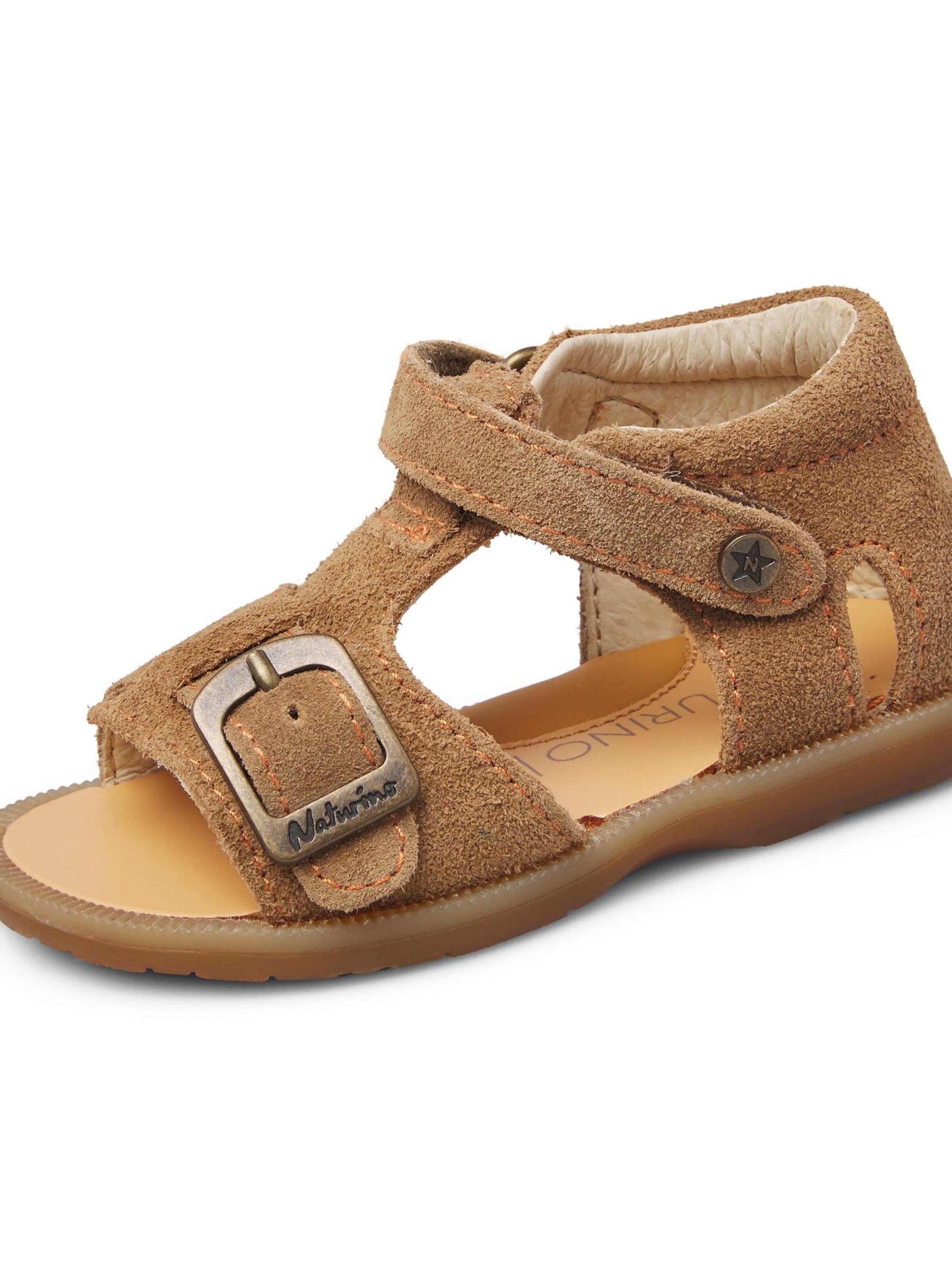NATURINO Open schoenen 'QUARZO' in Oranje: voorkant