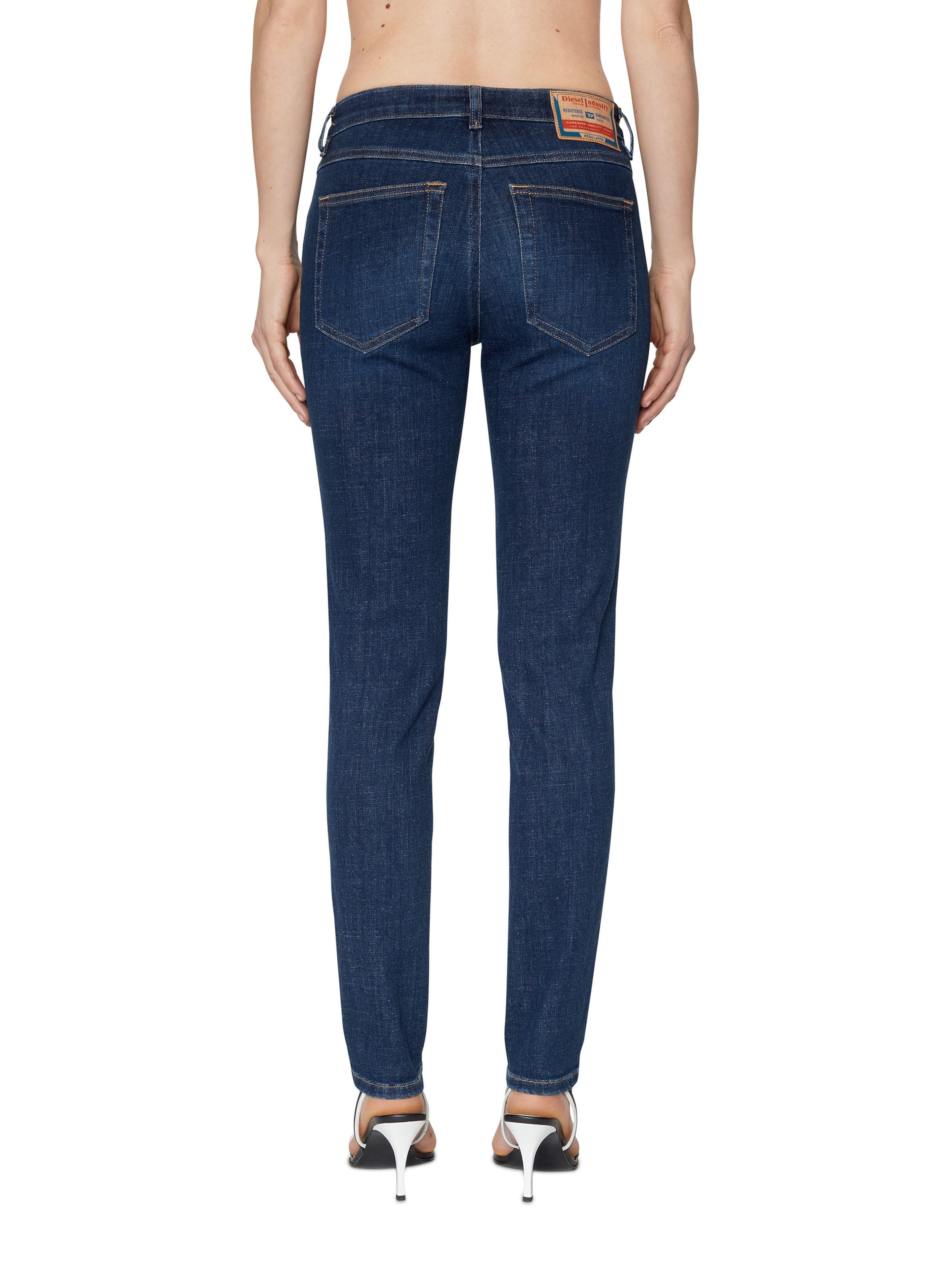DIESEL Skinny Jeans '2015 Babhila'‌‌‌ in Blau