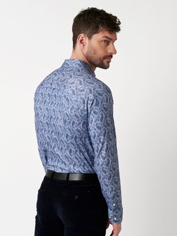 Coupe slim Chemise DESOTO en bleu