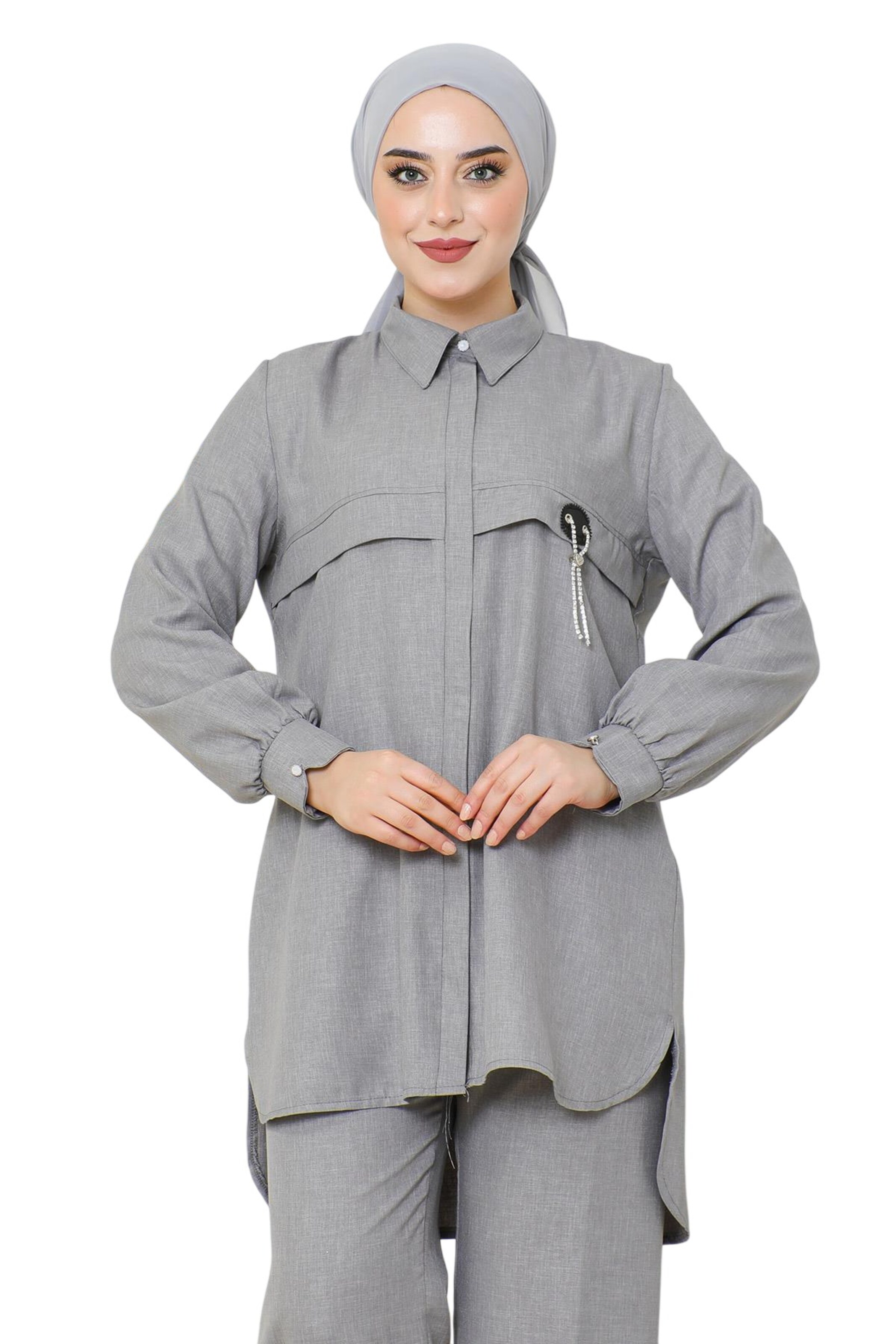 MODAMIHRAM Broekpak in Grijs