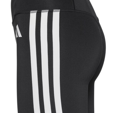 ADIDAS PERFORMANCE Skinny Workout Pants 'OPT Ess' in Black