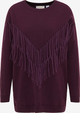 usha FESTIVAL Sweater in Purple: front