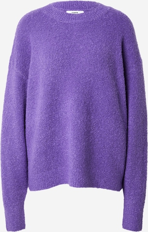 ABOUT YOU x Chiara Biasi Sweater 'Charlie' in Purple: front