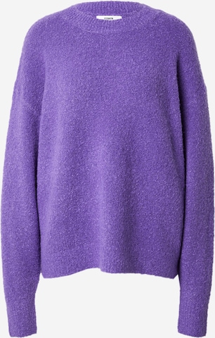 Pull-over 'Charlie' ABOUT YOU x Chiara Biasi en violet : devant