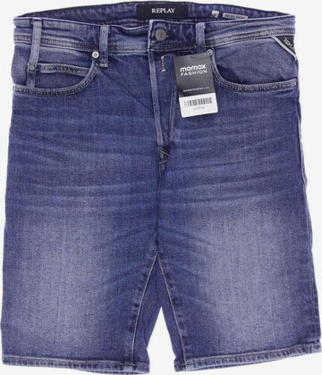 REPLAY Shorts in 29 in Blue: front