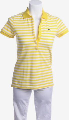 LACOSTE Top & Shirt in XS in Yellow: front