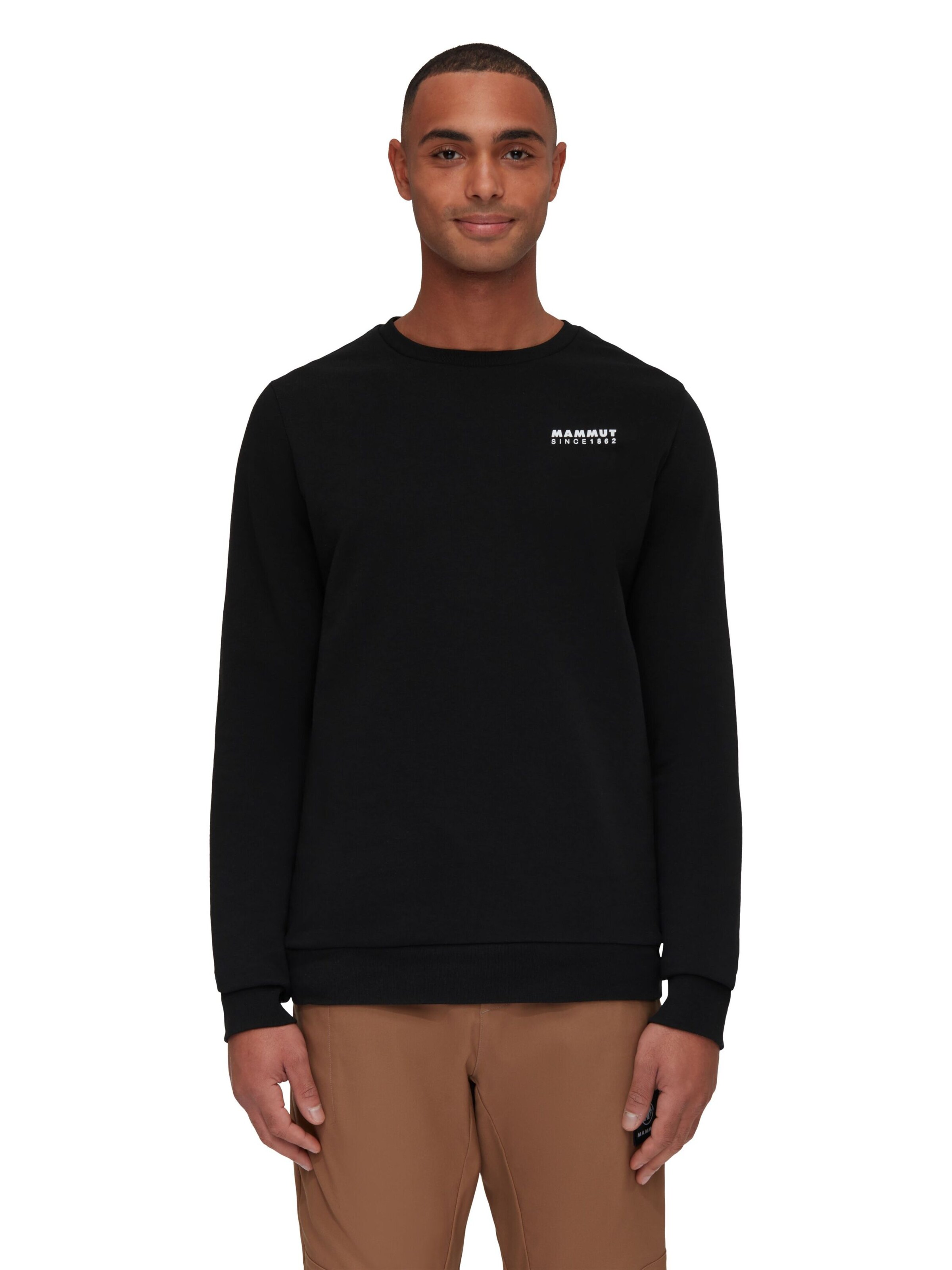 MAMMUT Sportpullover 'Core 1862' in Schwarz: Vorderseite