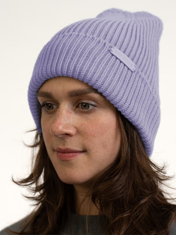 Expatrié Beanie 'Luna' in Purple: front