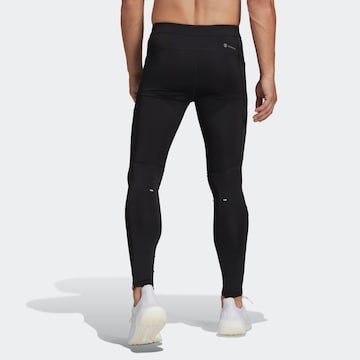 ADIDAS PERFORMANCE Skinny Παντελόνι φόρμας 'Own The Run' σε μαύρο