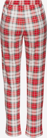 LASCANA - Pantalón de pijama en rojo