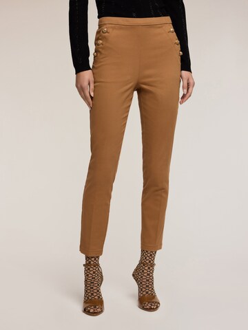 MOTIVI - Skinny Pantalón en marrón