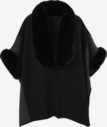 juoda Influencer Apsiaustas: priekis