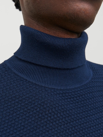 JACK & JONES Sweter 'MIGUEL' w kolorze niebieski