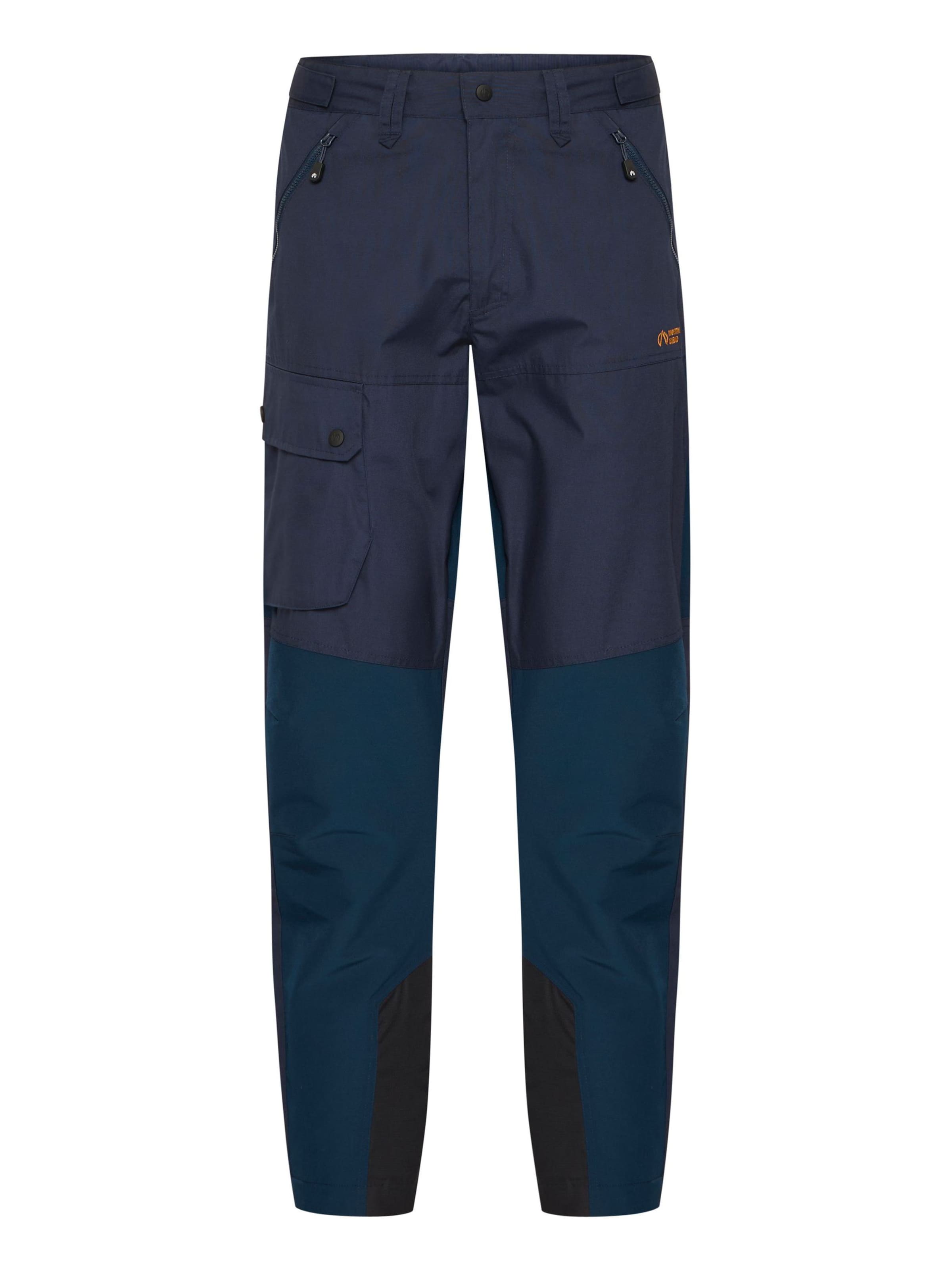 North Bend - Regular Calças funcionais 'Hoki' em azul: frente