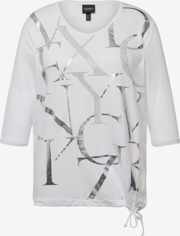 Ulla Popken Shirt in Wit: voorkant