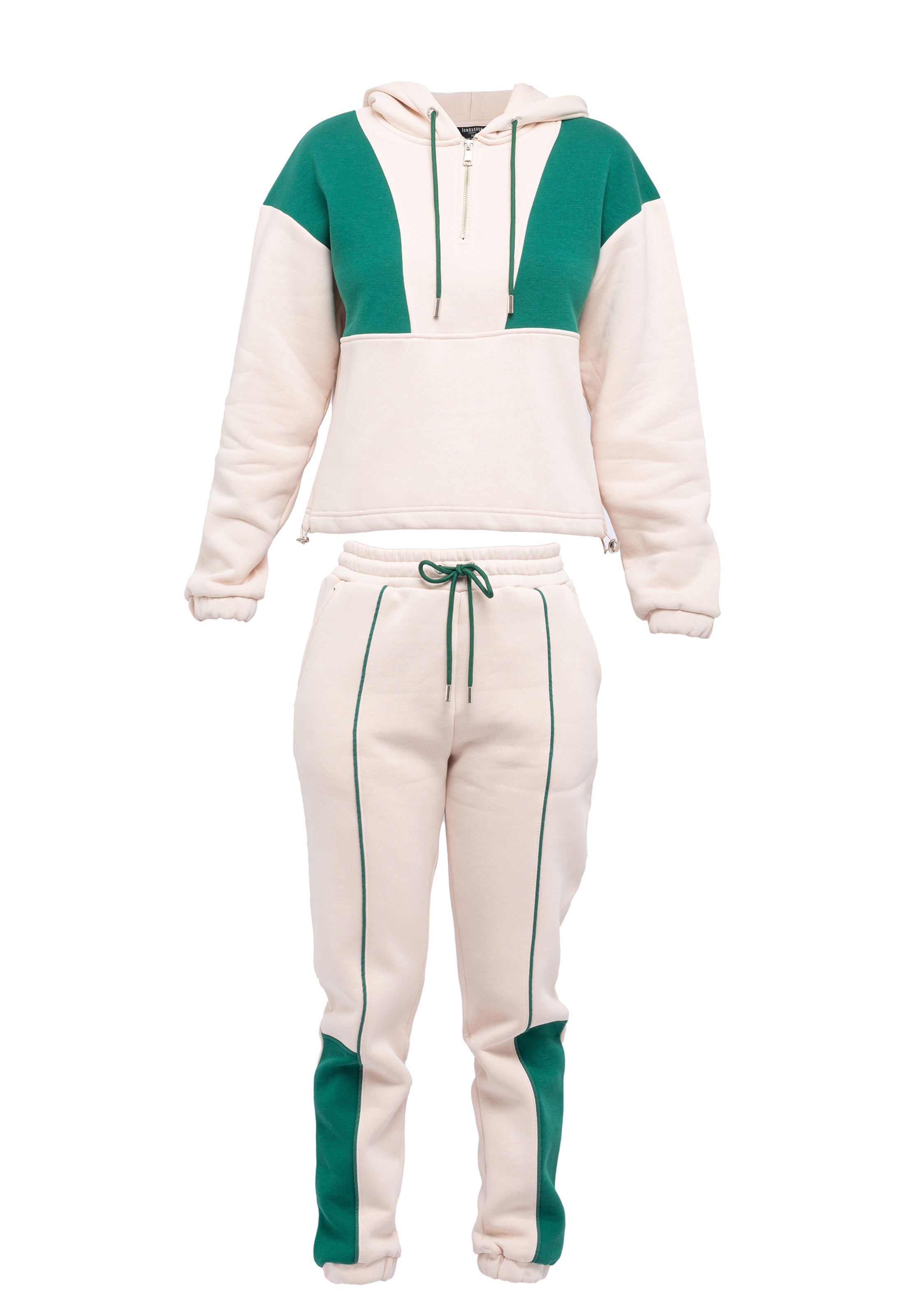 Survêtement Tom Barron en beige : devant