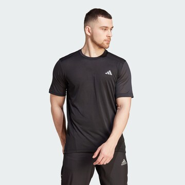 T-Shirt fonctionnel 'Ultimate Engineered' ADIDAS PERFORMANCE en noir : devant