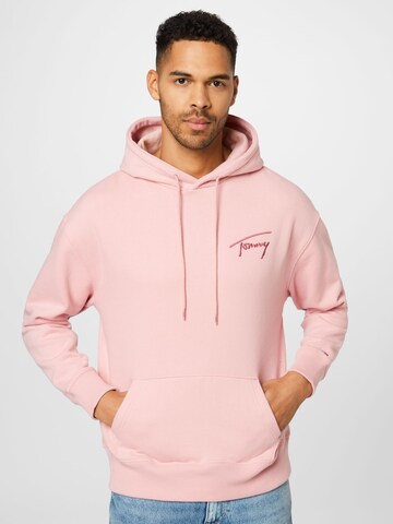 Tommy Jeans Sweatshirt in Pink: front