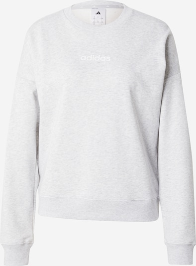 ADIDAS SPORTSWEAR Sportska sweater majica u svijetlosiva / bijela, Pregled proizvoda