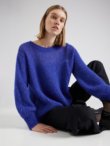 BOSS Sweater 'Fuoline' in Blue: front