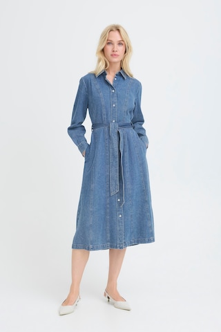 b.young Kleid in Blau: Vorderseite