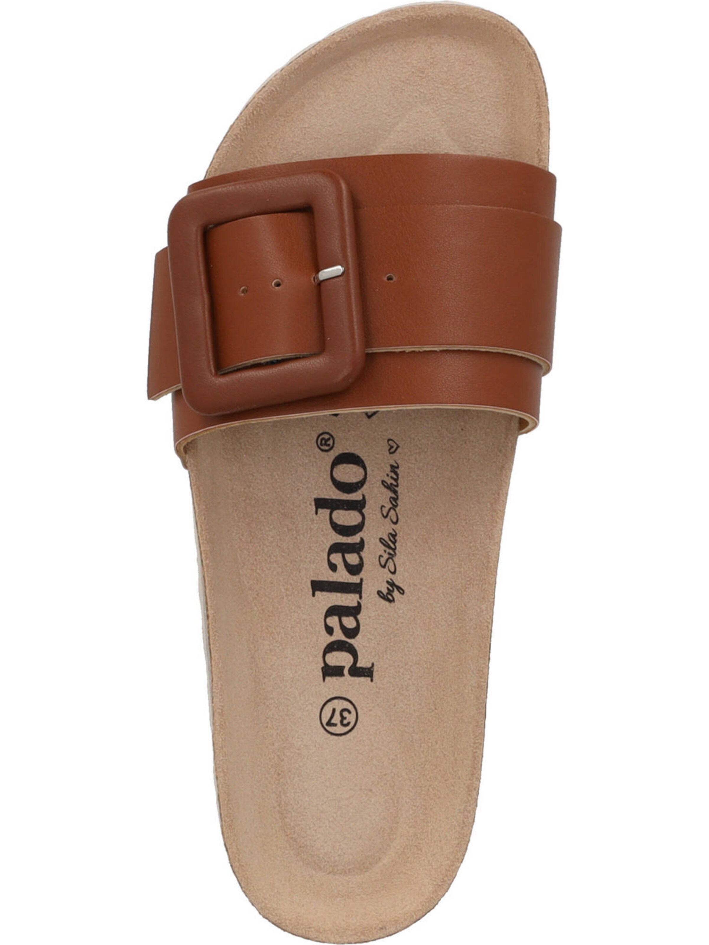 Palado by Sila Sahin - Sapato aberto 'Arrus' em castanho