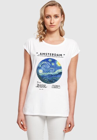 T-shirt 'Apoh - Van Gogh Amsterdam' Merchcode en blanc : devant