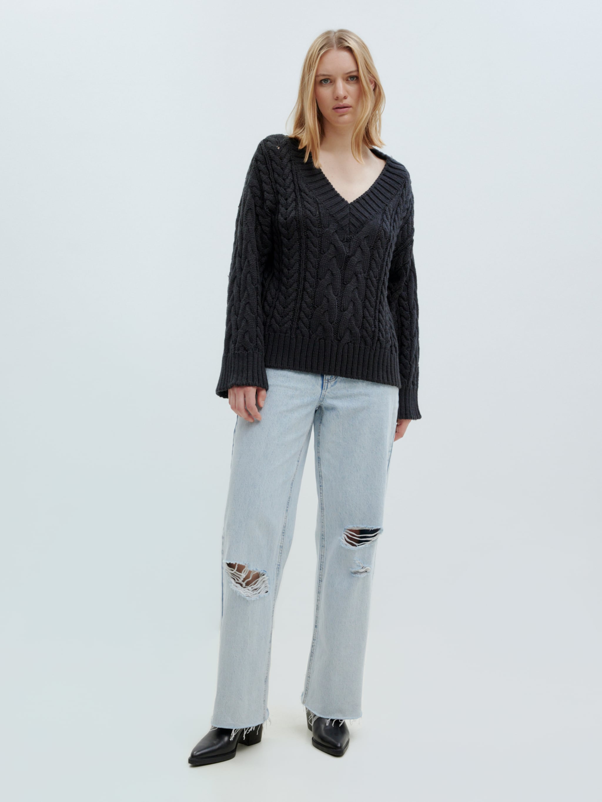 EDITED Produits Pull-over 'Alizee' noir