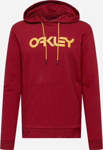 OAKLEYSportska sweater majica - crvena boja: prednji dio