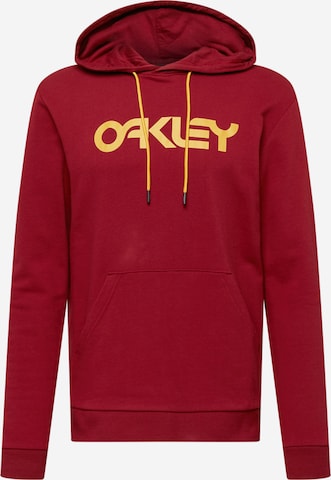 OAKLEY Sportsweatshirt in Rood: voorkant