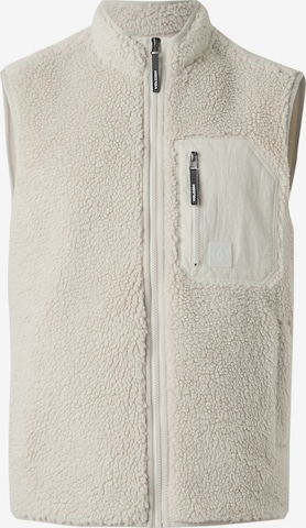 Gilet 'MUZZER FUZZAR' Volcom en gris : devant