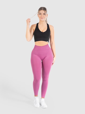 Smilodox Skinny Leggings 'Slayton Scrunch' in Pink