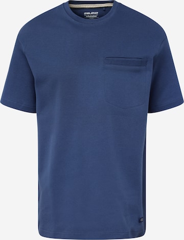 BLEND Tričko - Modrá: predná strana